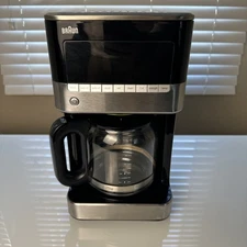 Braun BrewSense Drip Coffee Maker - 12 Cup - KF7150BK TESTED