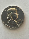 1953 Franklin D-VF Half Dollar Coin