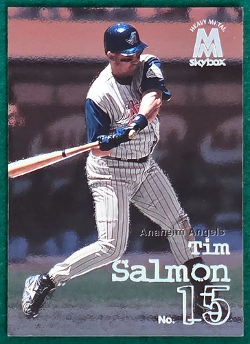 1999 Skybox Molten Metal Tim Salmon #106 card