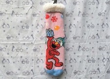 Sesame Street Elmo with Gift sherpa- lined slipper socks.