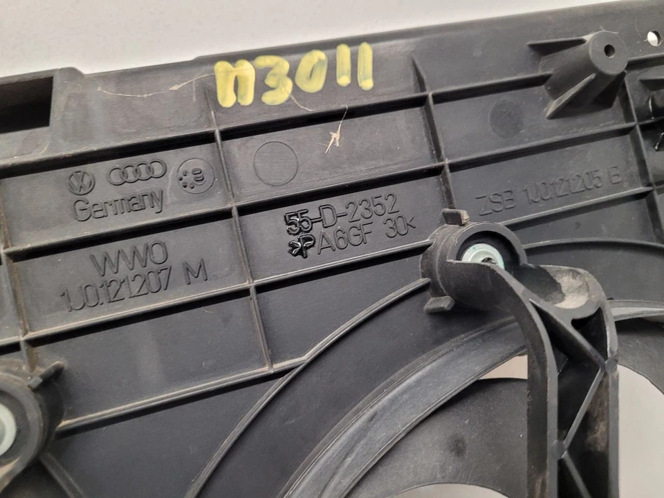 99-11 VOLKSWAGEN GOLF Radiator Fan Motor Fan Assembly City Canada Only 1J0121205 Foto 3 de 4