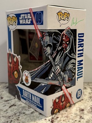 FUNKO POP! DARTH MAUL #09 Hand Painted Art Remarque By Mike  Mooch  Lachimia