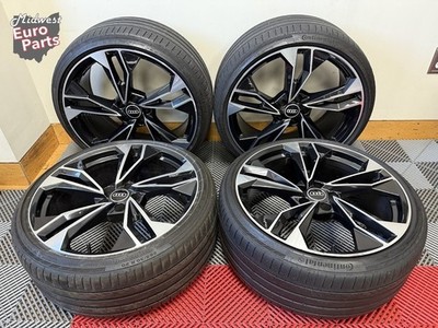OEM 20'' 2017-24 Audi A5 S5 Sportback Wheels Rims Prestige Black Optic w/Tires B9