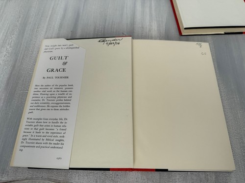 SET BESTEHEND AUS 3 Paul Tournier christlichen Büchern Schuld Gnade gebrochene Person Hardcover - Bild 7 von 12