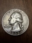 1952-S Washington Quarter  VF Actual Coin One Great Price