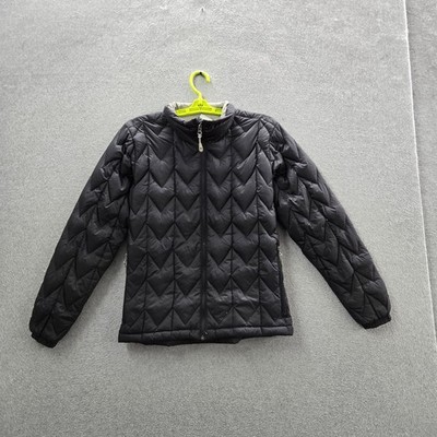 Alpine Design Women Jacket M Black Duck Down Puffer Zipper Quilted