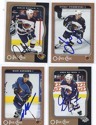 Greg De Vries Signed / Autographed Hockey Card Atlanta Thrashers 2008 OPC 