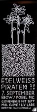 EDELWEISSPIRATEN - 2019 - In Concert - Ebow - Pöbel MC - Poster - Düsseldorf