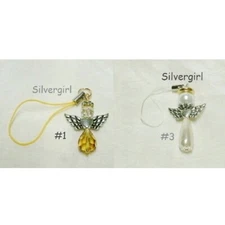 OOAK Cell Phone Charms Angels PDA MP3 Purse Charm Zipper Pull 