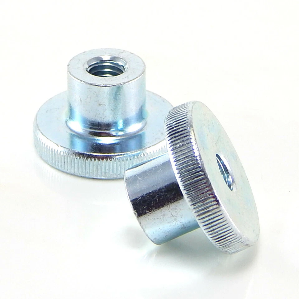 Rändelmutter hohe Form Raendelmuttern Rundmutter M4 - M8 DIN466 Dresselhaus - Bild 3 von 4