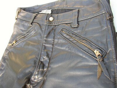 VINTAGE 1960's Langlitz Leathers Motorcycle Pants 29W X 26L | eBay