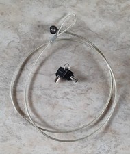 5 Ft Laptop Security Cable With Lock And 2 Keys