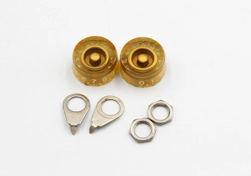 1974 Vintage Gibson Les Paul/L6-S/SG/ES Original Gold Speed Knobs USA 1970s