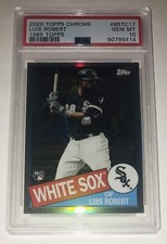 2020 TOPPS CHROME 1985 TOPPS LUIS ROBERT #85TC17 RC ROOKIE PSA 10 GEM MINT! #2