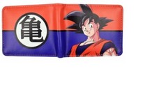WALLET  anime Goku Orange Blue Wallet  Cosplay Custom PU short wallet colorful