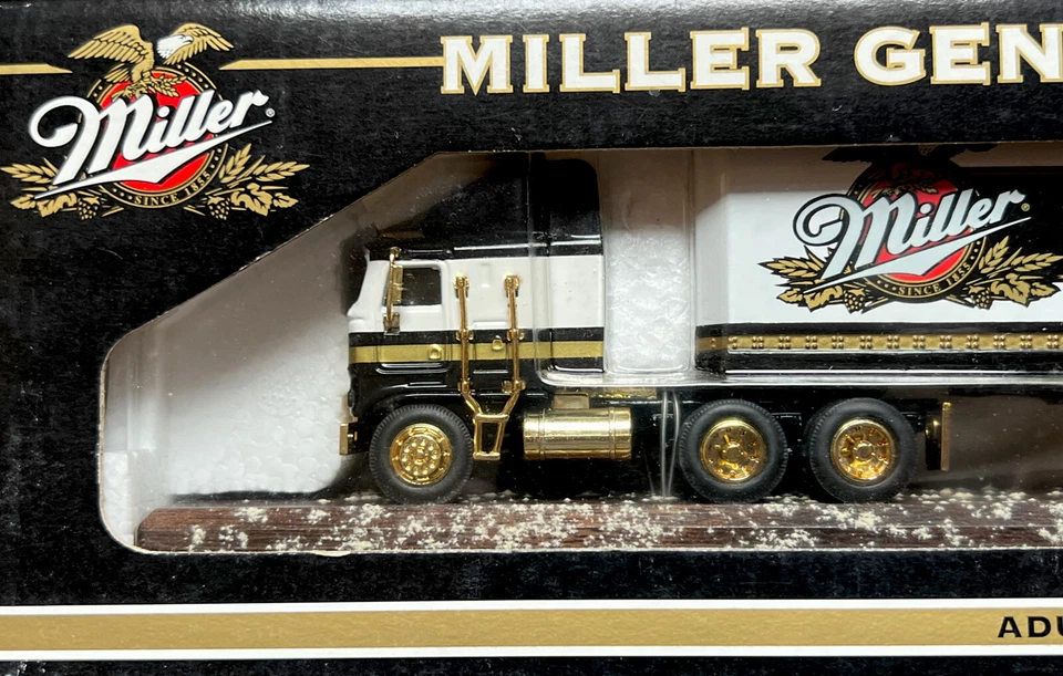 1996 MILLER GENUINE DRAFT KENWORTH SEMI TRUCK 1:64 LIBERTY SPEC DIE CAST NEW - Изображение 3 из 4