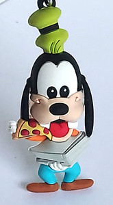Disney Mickey & Friends Food 3D Figural Bag Clip GOOFY W/ PIZZA