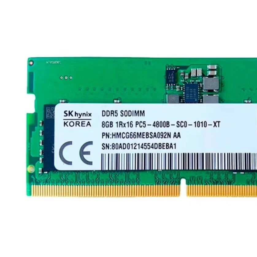 New SK Hynix 16GB (2X 8GB) DDR5 4800MHz PC5-38400 1RX16 Laptop SODIMM Memory Ram - Image 3 of 4