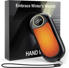 Rechargeable Hand Warmer 7000mAh USB-C for Outdoor Sports and Camping