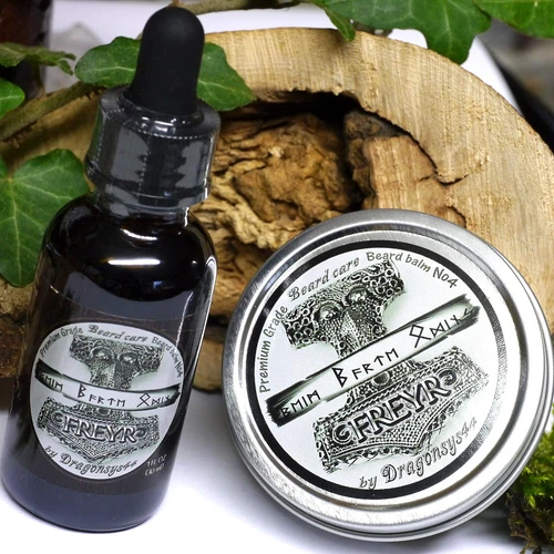 NEW Fragrance When Beard ODINS Beard Balm 59ml Care SET 30ml Beard Oil FREYR 1L/302E