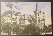 British Guiana Postcard Town Hall Georgetown Published by Booker's Bros. Old PC