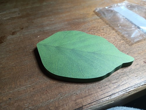 Cute Leaf Sticky Notes Memo Pad Self-Adhesive Sticky Notes Bookmark Stationery - Picture 4 of 4