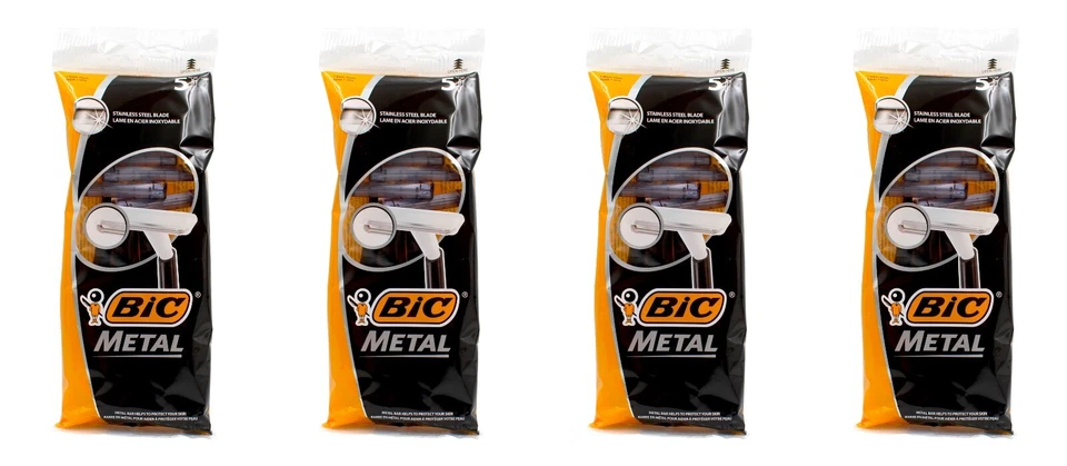 20x BIC Metal Einwegrasierer Nassrasierer , EAN3086125705416