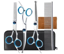 5 in 1 Premium Dog Grooming Scissors, Professional Dog Scissors for Grooming