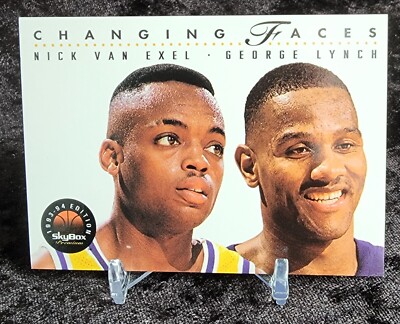 1993-94 Skybox Changing Faces Nick Van Exel & George Lynch #304 - MINT