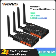 200m HDMI Wireless Transmitter Receiver Audio Video Display Adapter Extender Kit