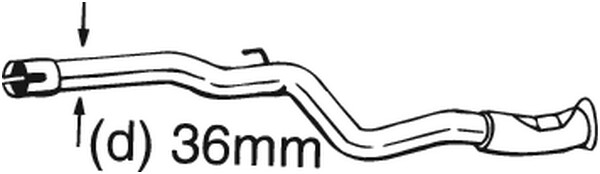 Bosal 889-167 Reparaturrohr, Katalysator FÜR CitroËN Peugeot-image