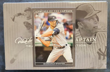 2022 TOPPS X CALL OF THE CAPTAIN GIANCARLO STANTON BASEBALL BLACK CARD /125