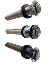 Signature Hardware MG-25018 Press Type Pop-Up Drain Stopper Chrome/Orb/Br.Nickel
