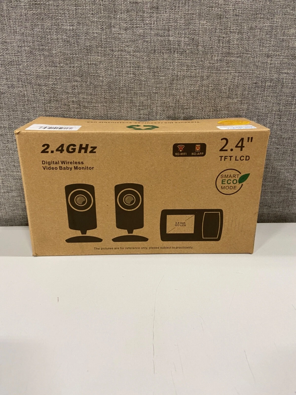 HelloBaby 3.2" LCD Wireless Baby Monitor w 2 Cameras, 2-Way Audio, Night Vision