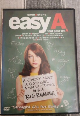 Easy A DVD 2010 *BUY 2 GET 1 FREE* Emma Stone