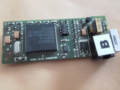 Ancien Modem Interne Global Village 14400 Pour PowerBook 140-170 – Ouvert