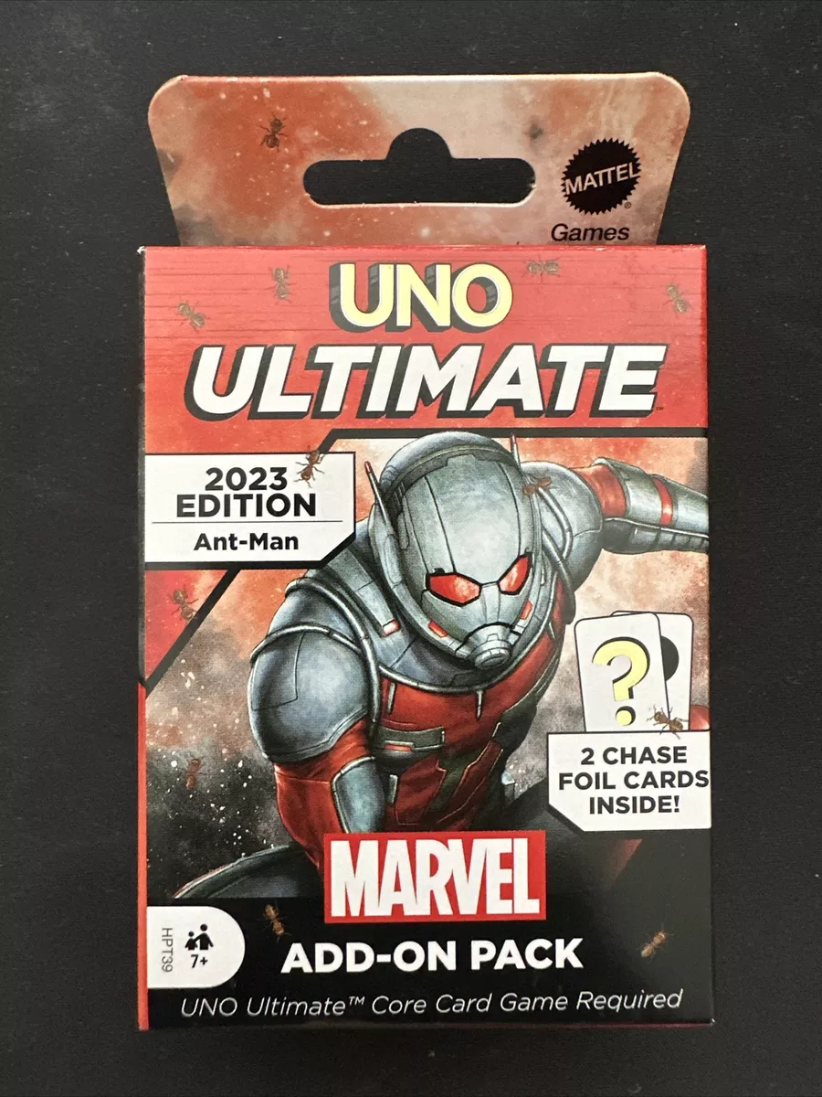 UNO Ultimate Marvel Add-On Pack with Collectible Ghost-Spider Deck