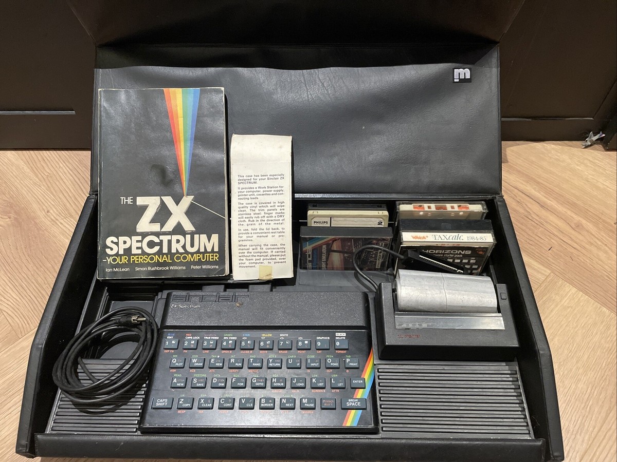 Sinclair ZX Spectrum With Printer In A Data 5000 Carry Case | eBay UK