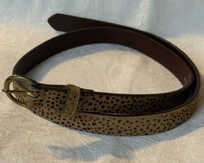 American Eagel Brown Leather Belt Size S/M AE Casual Leather Belt | American Eagle main image 3