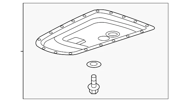 Tapa de cárter para Mitsubishi (N/P 2705A062)