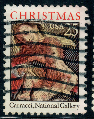USA - 1989 - Christmas Stamps - Carracci, National Gallery - 25