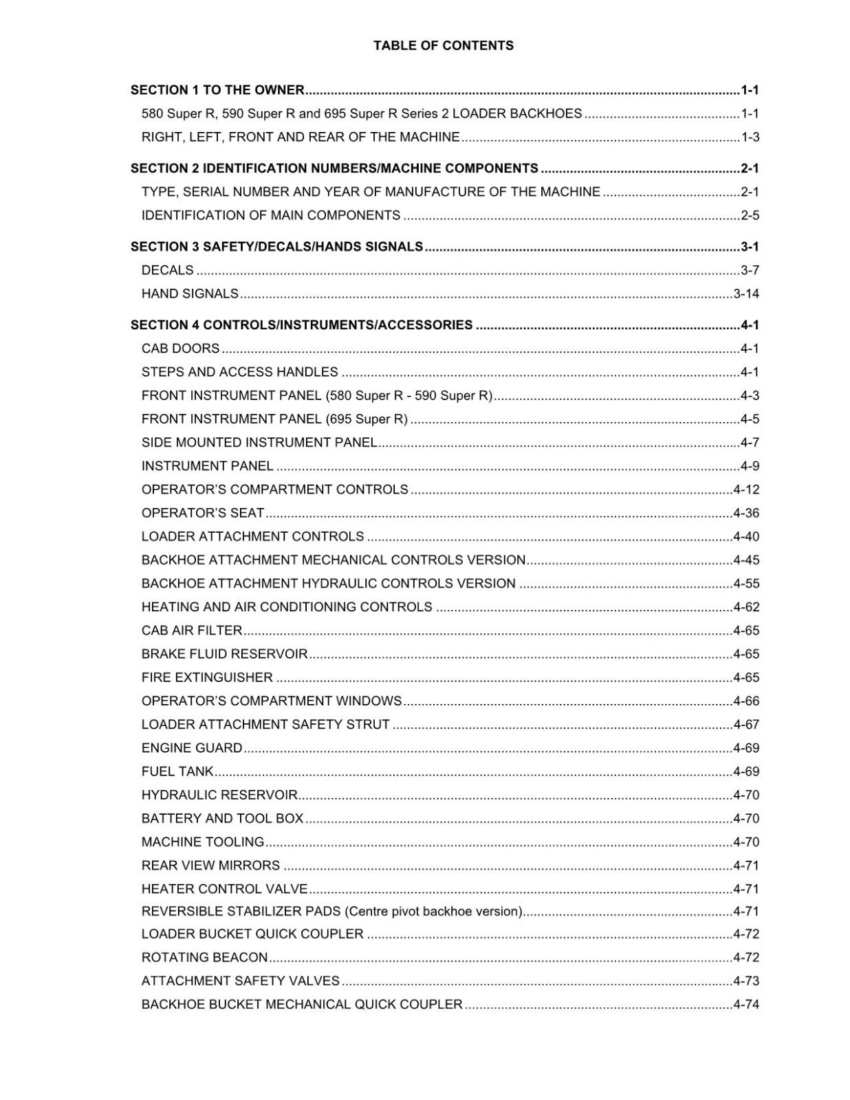 Case 580sr 590sr 695sr Super R Loader Backhoe Operators Manual Maintenance  | eBay
