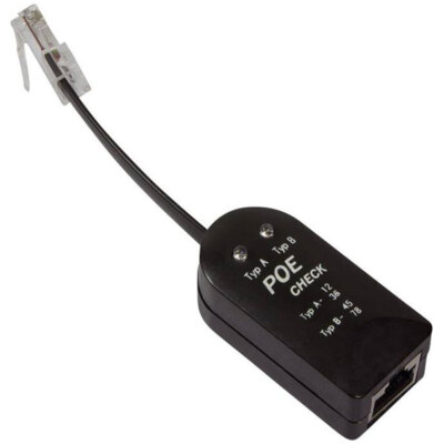 LogiLink WZ0028 PoE Tester Easily Finds PoE Status And Wire Pairs