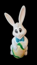 Large!!! 27" Vintage Sun Hill Plastic Blow Mold Easter Bunny Rabbit Egg Holiday 