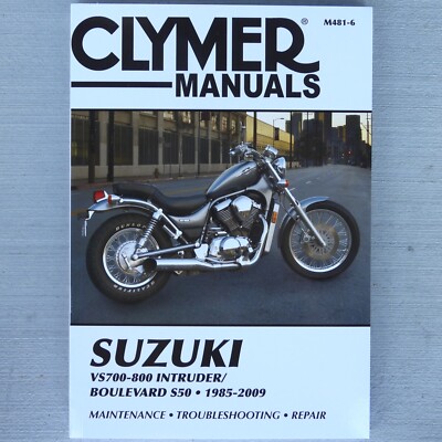 Suzuki Intruder VS 700 750 800 Boulevard S50 CLYMER REPAIR MANUAL M481