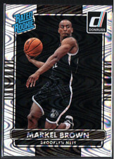 2014-15 Panini Donruss Rated Rookies Swirlorama Markel Brown #239 RC
