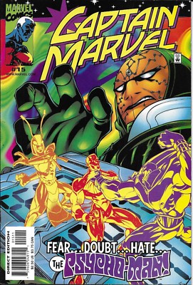 Captain Marvel Comic 15 Cover A First Print 2001 David Chris Cross Rodriguez
