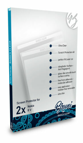 Bruni Protecteur d'écran compatible avec Nokia E7 Film Protecteur