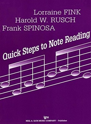 69VA - QUICK STEPS TO NOTE READING - VOLUME ONE - VIOLA By Lorraine Fink / NEW