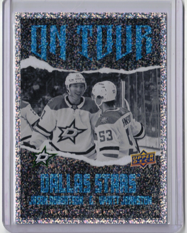 JASON ROBERTSON WYATT JOHNSTON 24/25 Upper Deck Series 2 On Tour